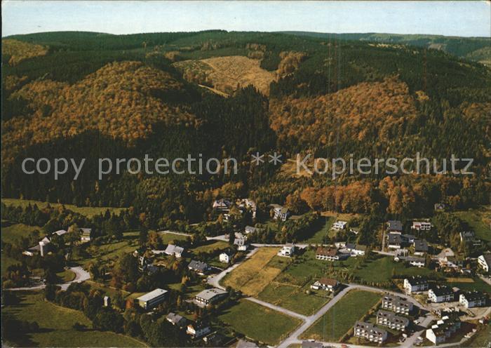 Willingen Sauerland Fliegeraufnahme Upland