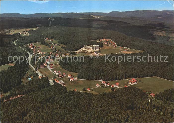 Kniebis Freudenstadt Fliegeraufnahme Appartementhaus