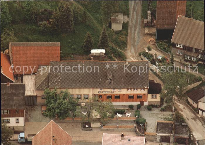 Trautenstein Harz Fliegeraufnahme Restaurant Bergeshoeh