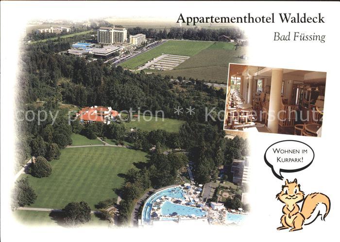 Bad Fuessing Appartementhotel Waldec Fliegeraufnahme