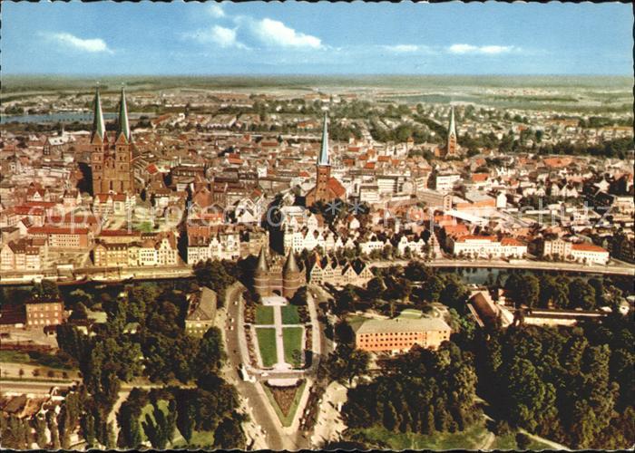 LueBECK  CITY Fliegeraufnahme