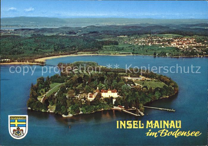 Insel Mainau Fliegeraufnahme Bodensee