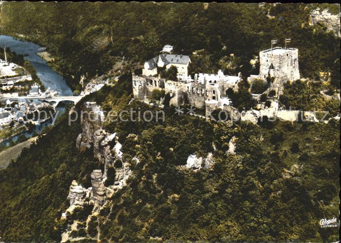 Nideggen Eifel Fliegeraufnahme Burg