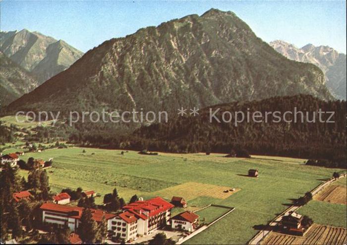Oberstdorf Fliegeraufnahme Kneippkurhaus Christliches Hopiz