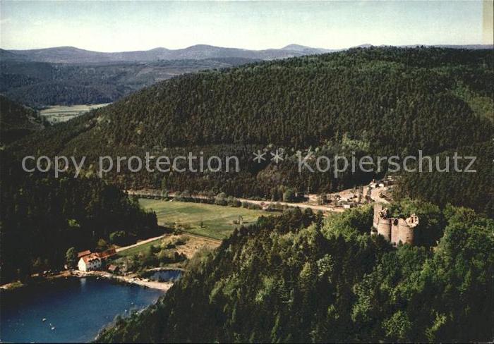 Dahn Fliegeraufnahme Burgruine Neu-Dahn