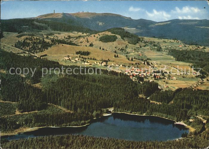 Altglashuette Schwarzwald Fliegeraufnahme Windgfaellerweiher Baerental Feldberg