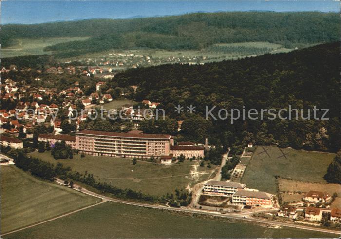 Bad Pyrmont Fliegeraufnahme Versorgungskrankenhaus