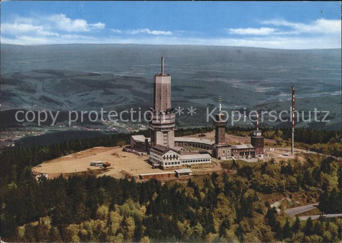 Feldberg Taunus Fernsehturm Fliegeraufnahme