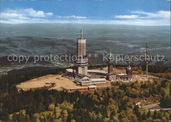 Feldberg Taunus Fliegeraufnahme Sendetuerme