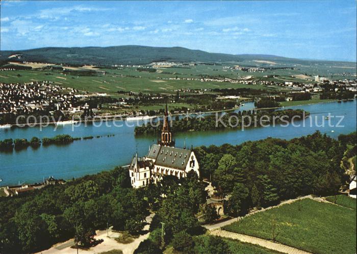 Bingen Rhein Fliegeraufnahme Rochuskapelle