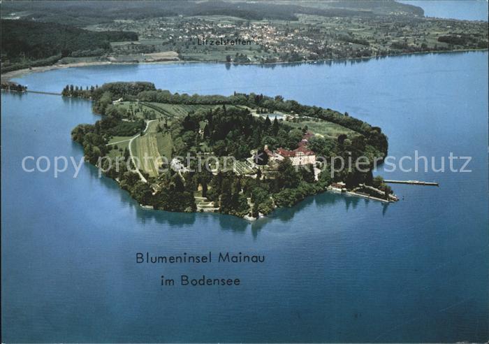 Insel Mainau Fliegeraufnahme