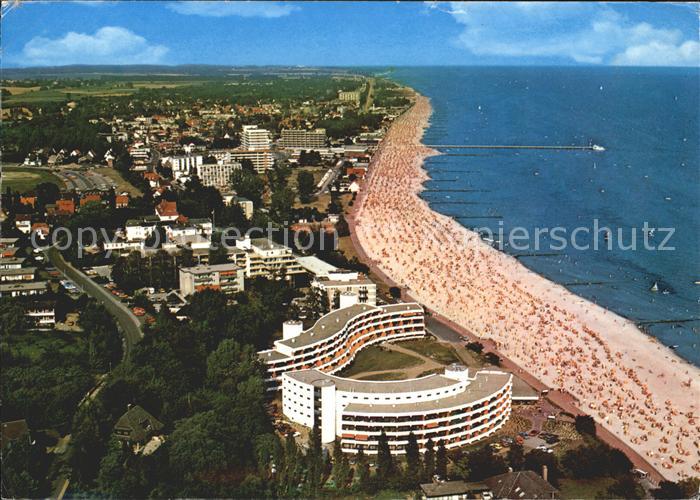 Groemitz Ostseebad Fliegeraufnahme Strand