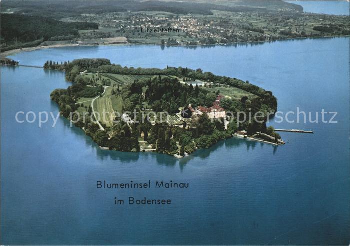 Insel Mainau Fliegeraufnahme