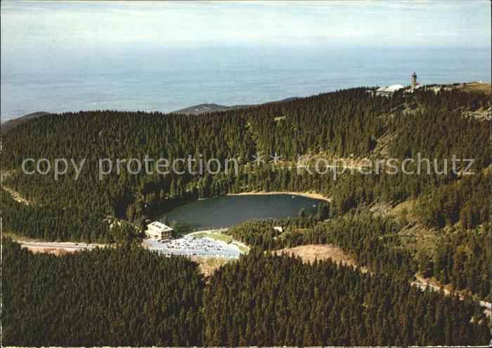 Mummelsee Fliegeraufnahme mit Berghotel