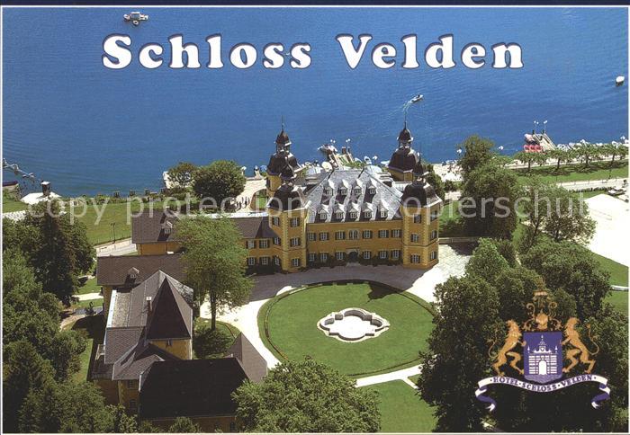 Velden Woerthersee Fliegeraufnahme Schloss See