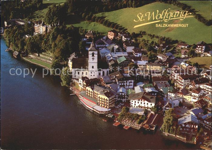 St Wolfgang Wolfgangsee Fliegeraufnahme am Wolfgangsee
