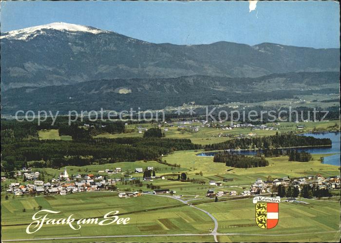 Faak am See Finkenstein Fliegeraufnahme