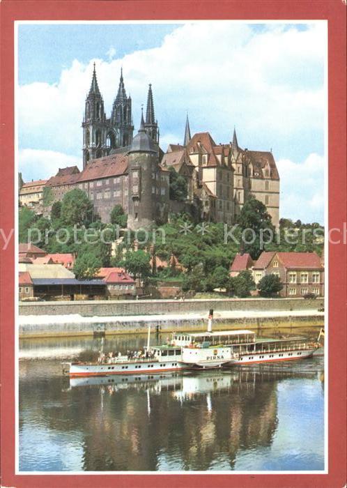 Meissen Elbe Sachsen Albrechtsburg Dom