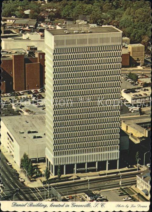 Greenville South Carolina Fliegeraufnahme Daniel Buiding