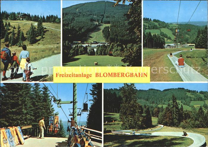 Muenchen Bayern Freizeitanlage Blombergbahn Sommerrodelbahn