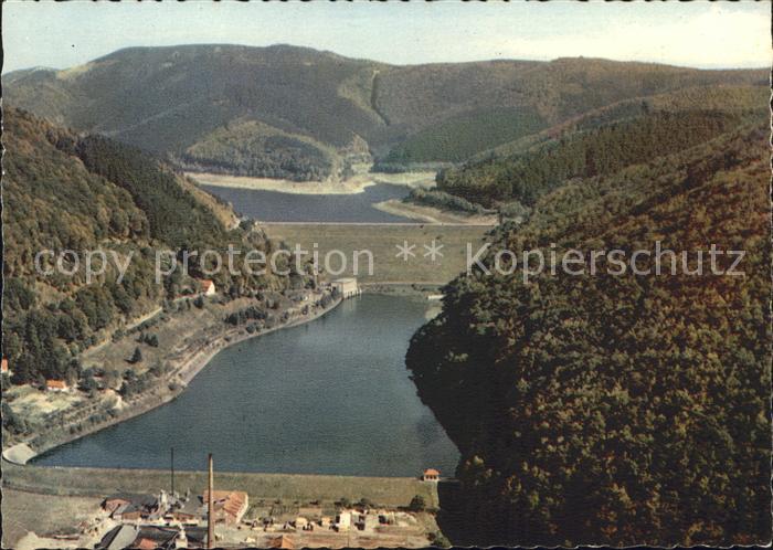 Bad Lauterberg Fliegeraufnahme Odertalsperre