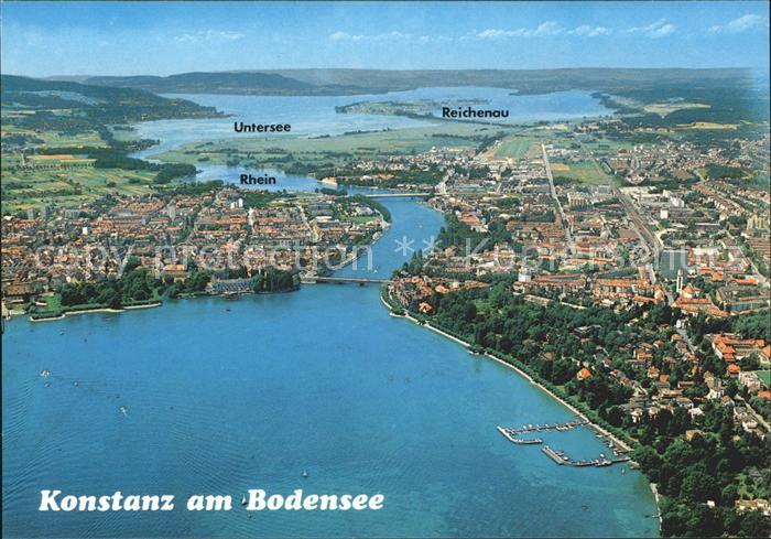 Konstanz Bodensee Fliegeraufnahme