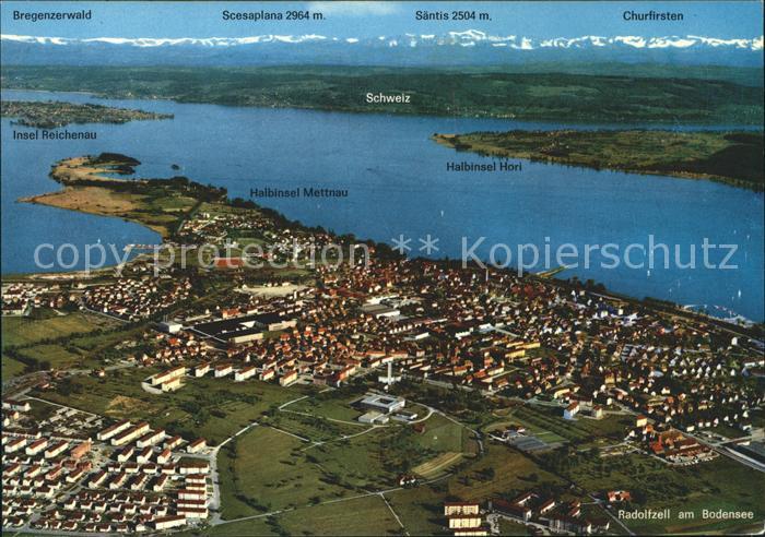 Radolfzell Bodensee Fliegeraufnahme
