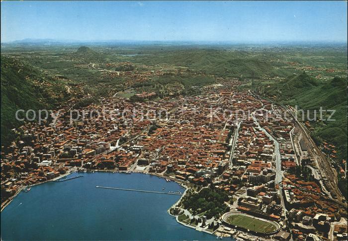 Como Lago di Como Fliegeraufnahme