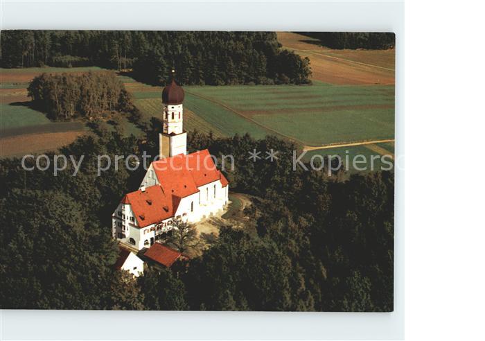 Schrobenhausen Fliegeraufnahme Wallfahrtskirche Maria Beinberg