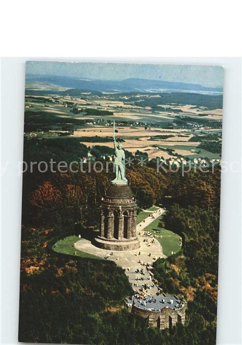 Hermannsdenkmal Fliegeraufnahme Grotenburg