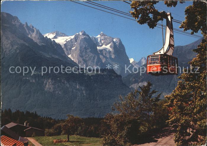 Seilbahn Meiringen-Hasliberg Wetterhorngruppe Moench Eiger
