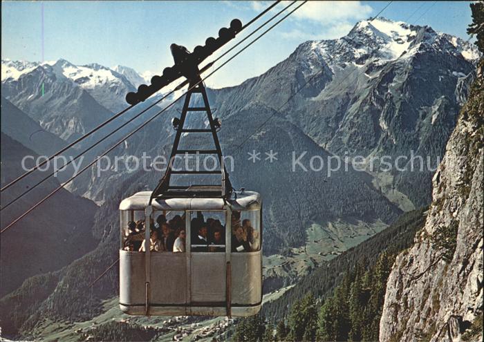 Seilbahn Penken Gruenberg Mayrhofen Zillertal