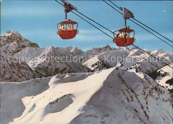Seilbahn Riezlern-Kanzelwand Kleinwalsertal Widderstein Hochkuenzelspitze