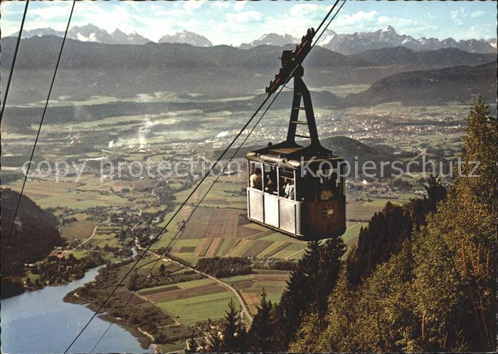 Seilbahn Kanzel Ossiachersee Villach Julische Alpen Kaernten