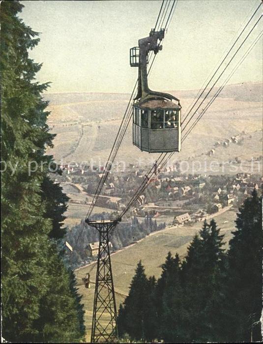 Seilbahn Oberwiesenthal Erzgebirge Fichtelberg