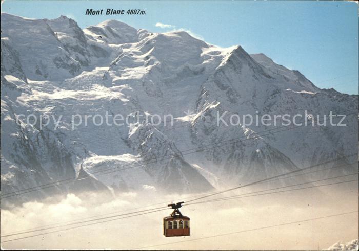 Seilbahn Brevent Massif du Mont Blanc