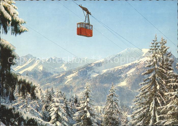 Seilbahn Nebelhorn Oberstdorf Allgaeu Schafalpen Schlappolt