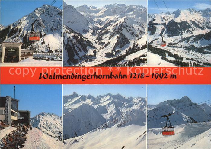 Seilbahn Walmendingerhorn Kleinwalsertal Mittelb