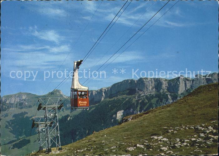 Seilbahn Wasserauen-Ebenalp Kamor Hoher Kasten Alpsiegel