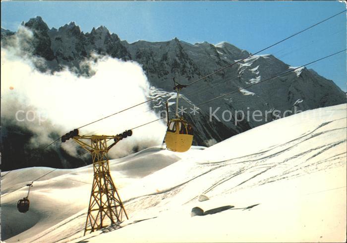 Seilbahn Index-la-Flegere Massif du Mont-Blanc Aiguilles Chamonix