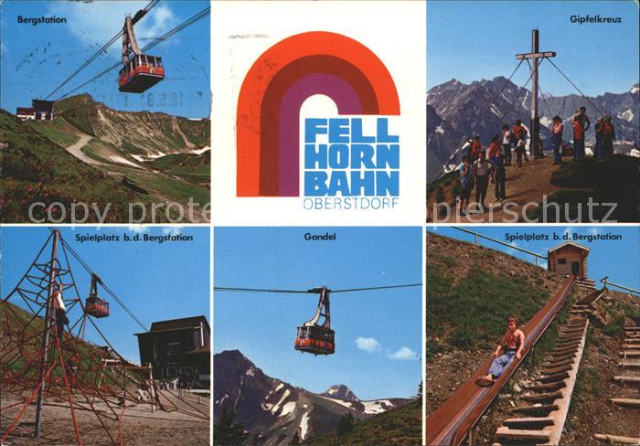 Seilbahn Fellhorn Oberstdorf Spielplatz Bergstation Gipfelkreuz