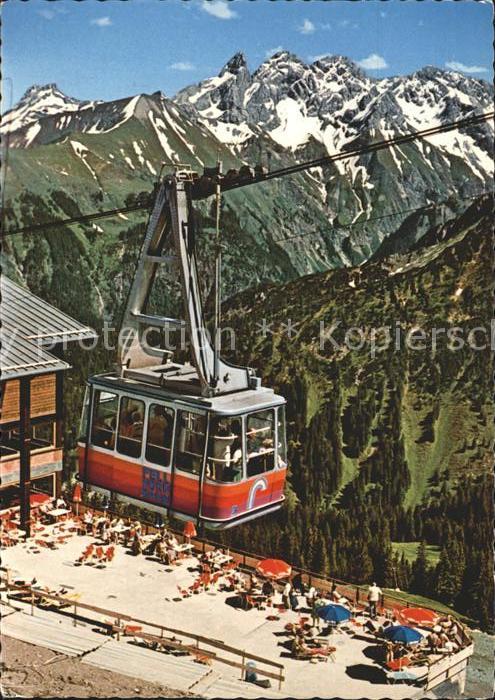 Seilbahn Fellhorn Oberstdorf-Birgsautal Kratzer Trettachspitze
