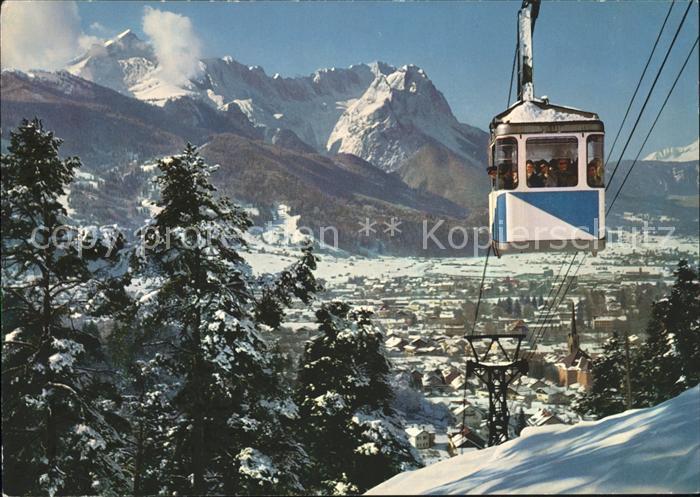 Seilbahn Wankbahn Garmisch-Partenkirchen Zugspitzgruppe