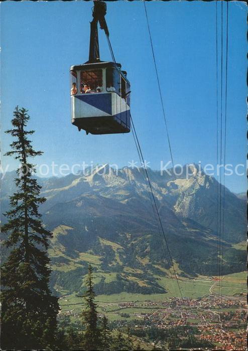 Seilbahn Wankbahn Garmisch-Partenkirchen Zugspitzgruppe