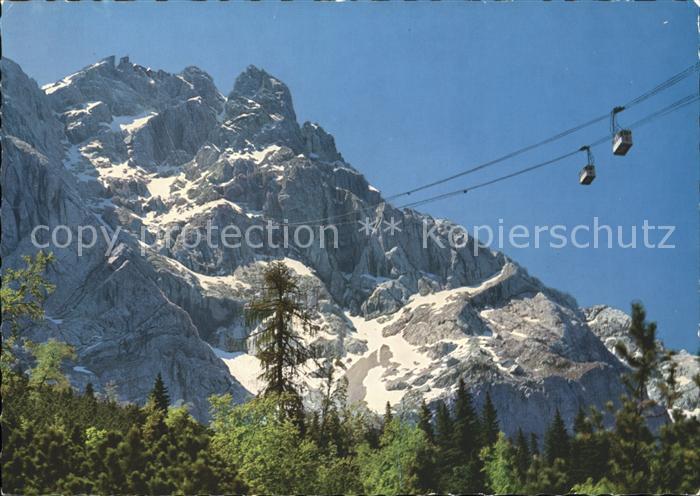 Seilbahn Bayerische Zugspitzseilbahn Eibsee-Zugspitze
