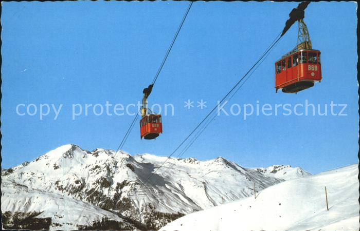 Seilbahn Braema-Bueel Ischalp-Jakobshorn Davos
