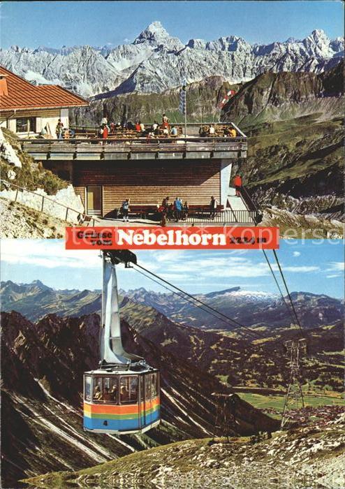 Seilbahn Nebelhorn Gipfelhuette Aussichtsterrasse