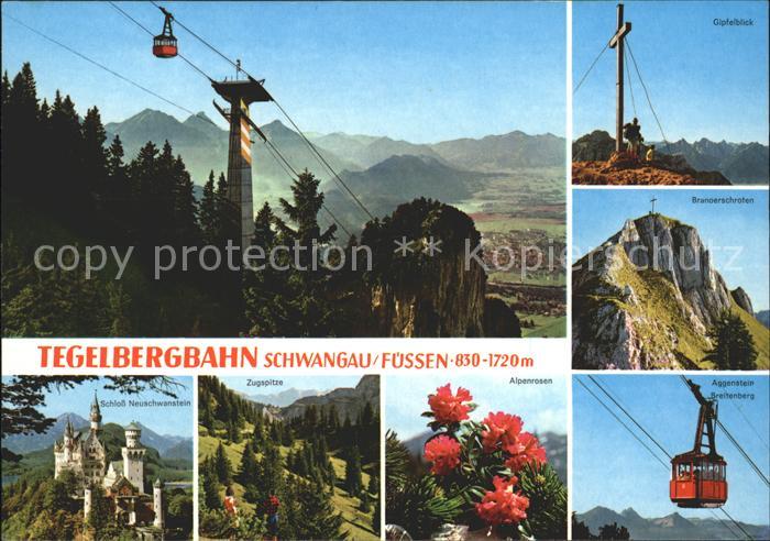Seilbahn Tegelberg Schwangau-Füssen Schloss Neus