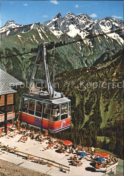 Seilbahn Fellhorn Oberstdorf-Birgsautal Kratzer Trettachspitze