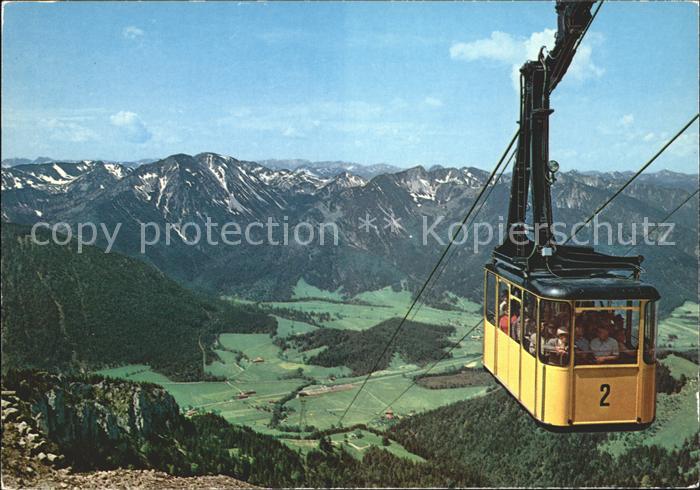 Seilbahn Rothwand Miesing Spitzingsee